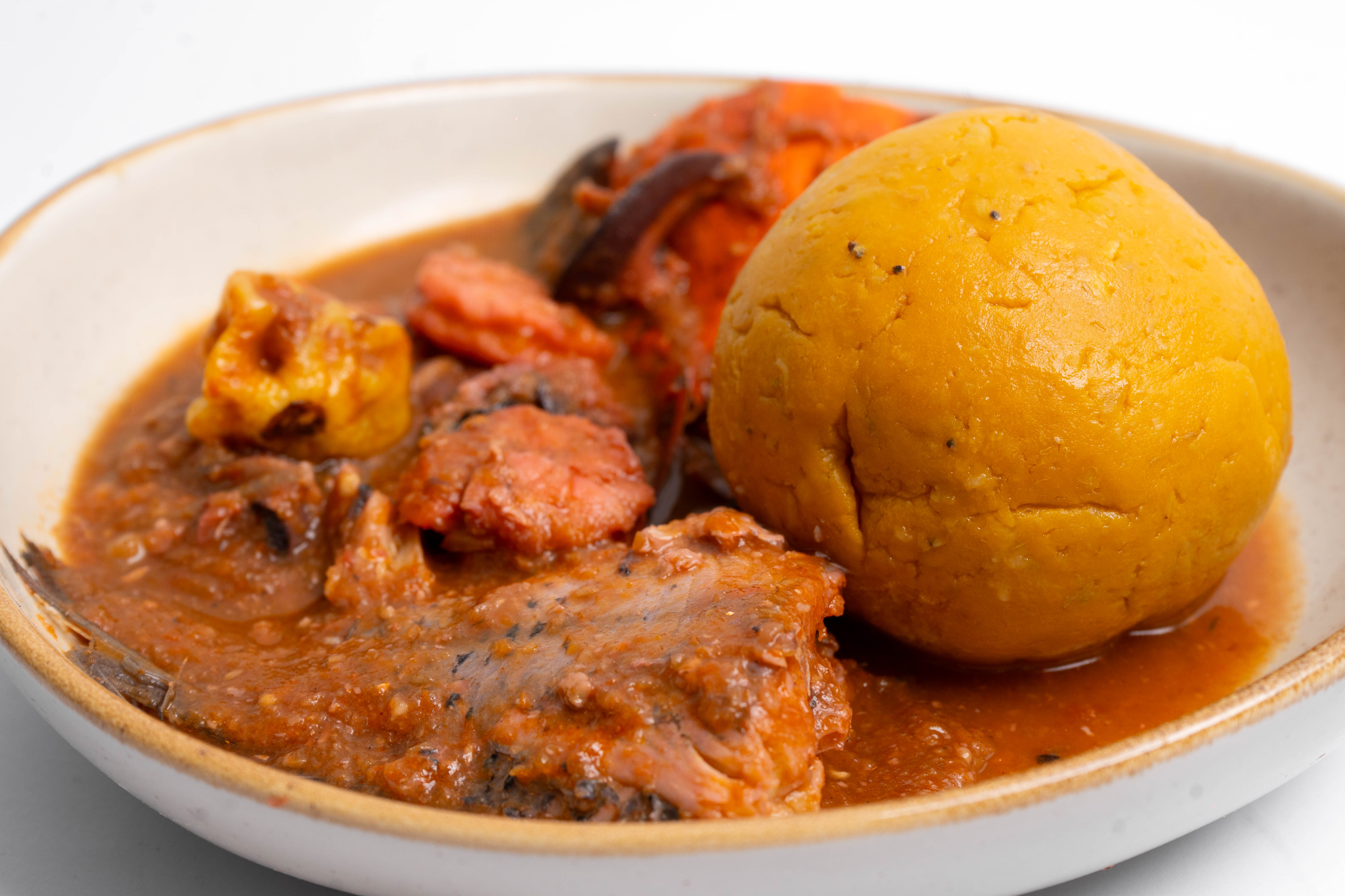 Foufou + soupe du pêcheur