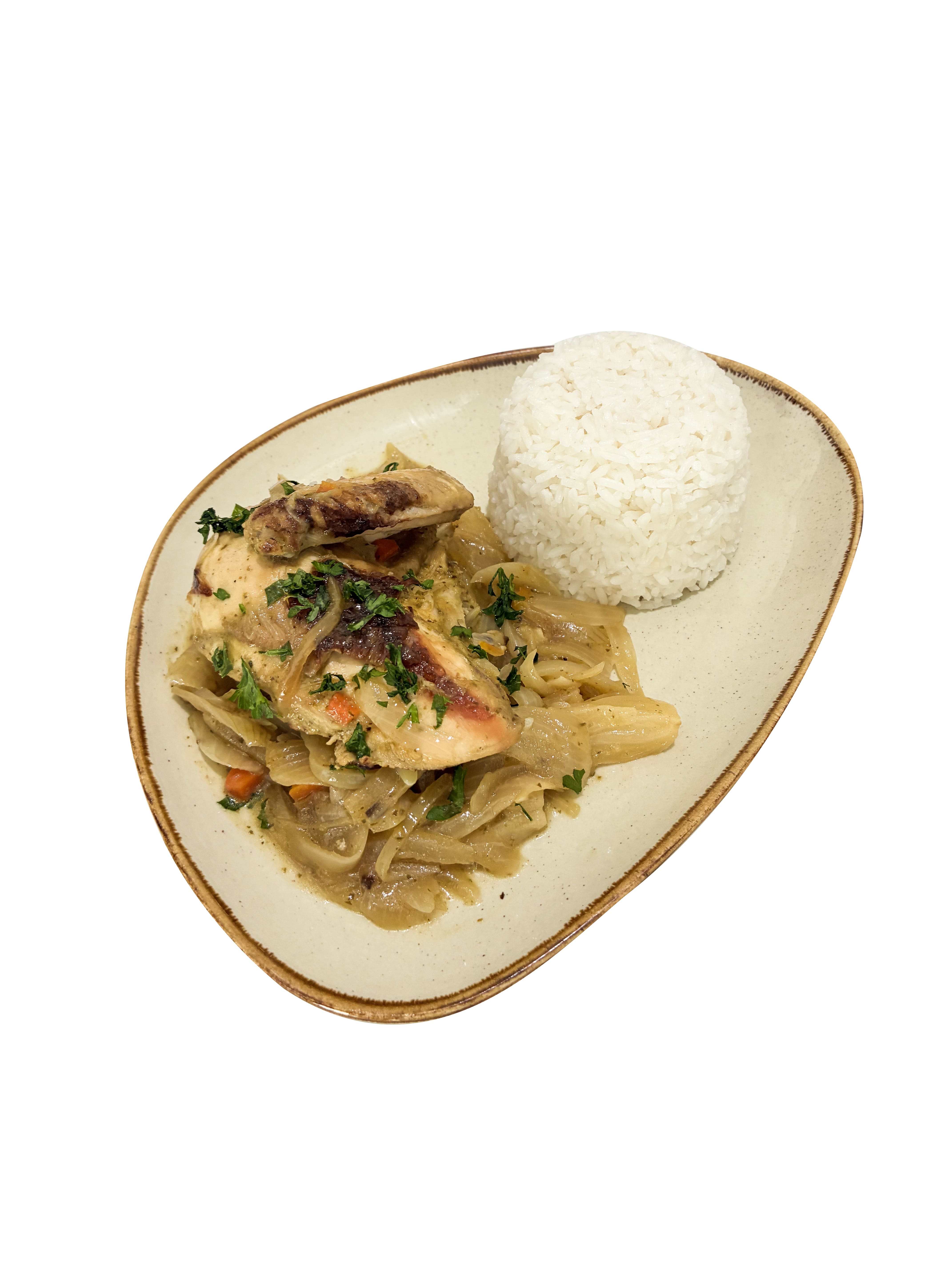 Poulet yassa riz