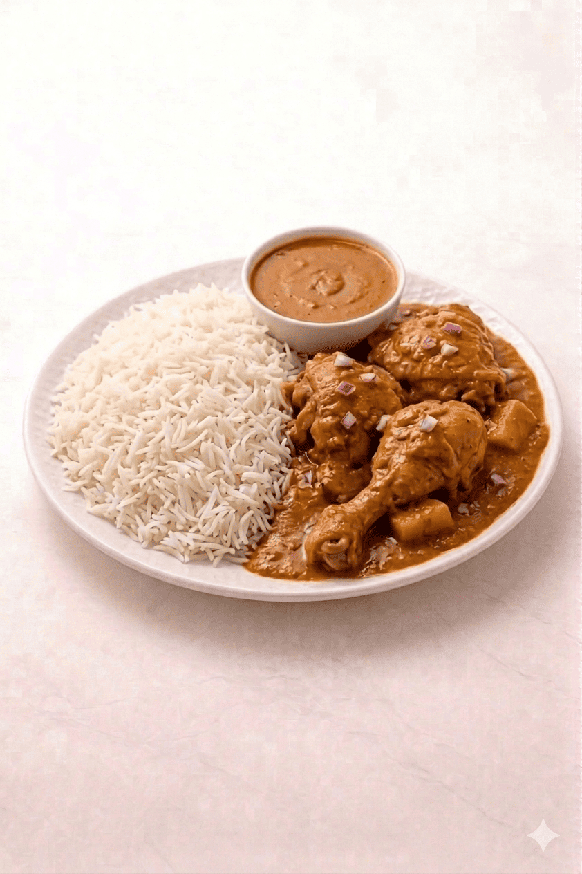 Mafé poulet + Riz