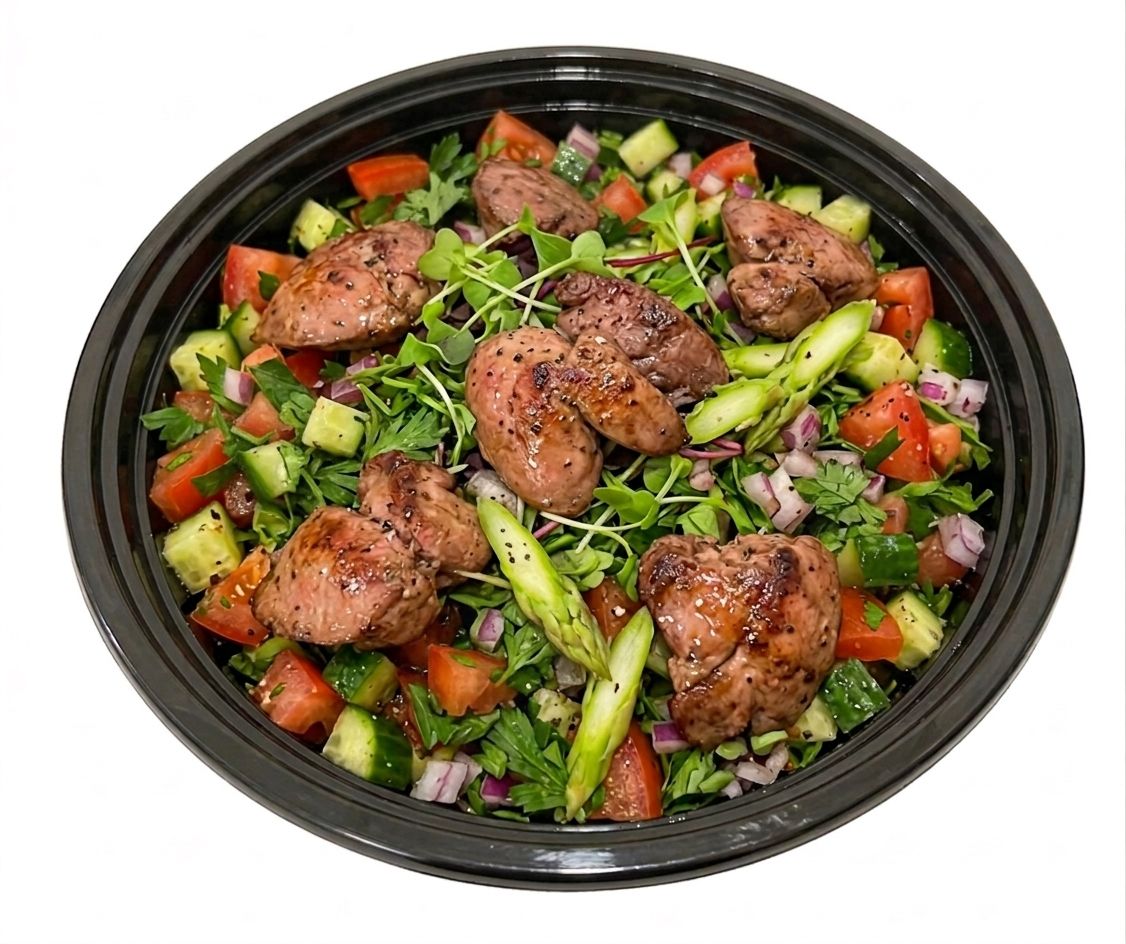 Salade de foies de volaille