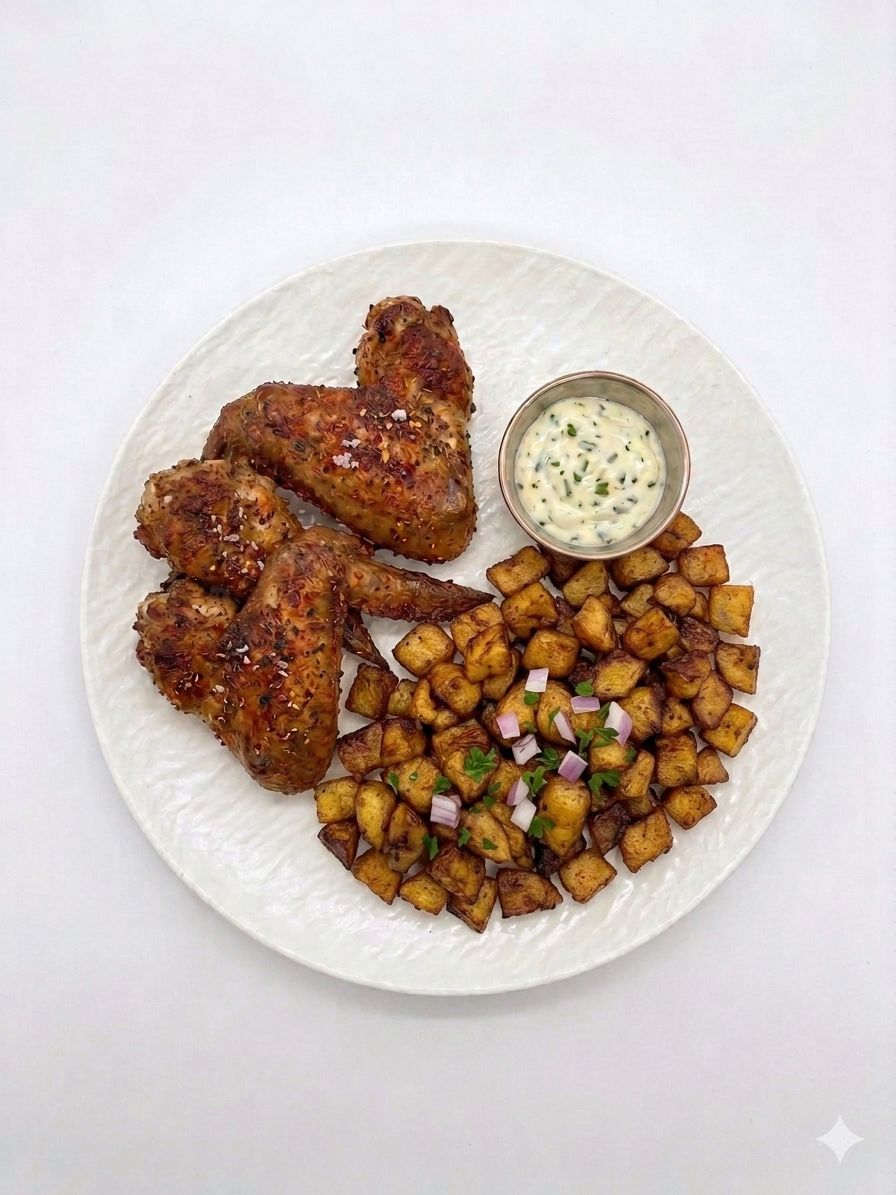 Wings poulet, Alloco