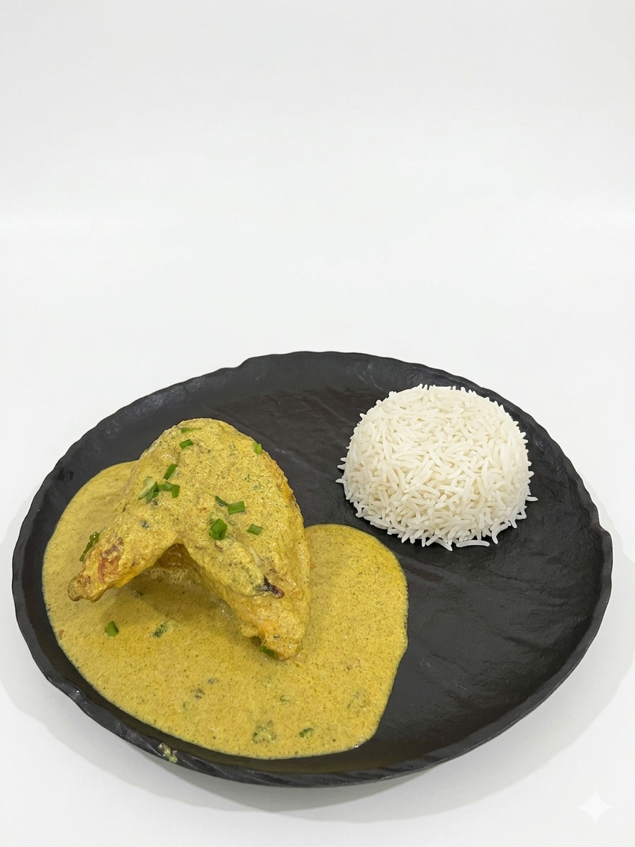 Curry de poulet + riz