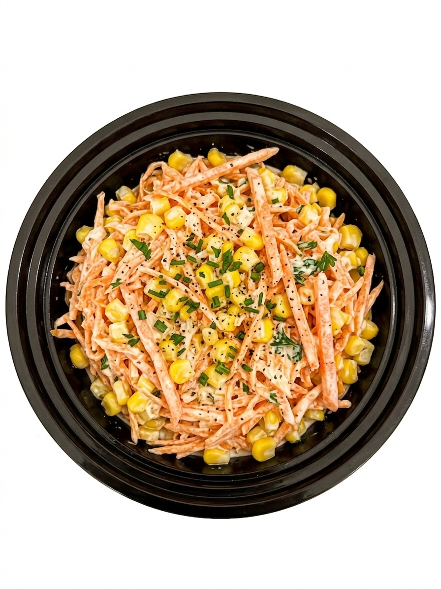 Salade carotte, maïs