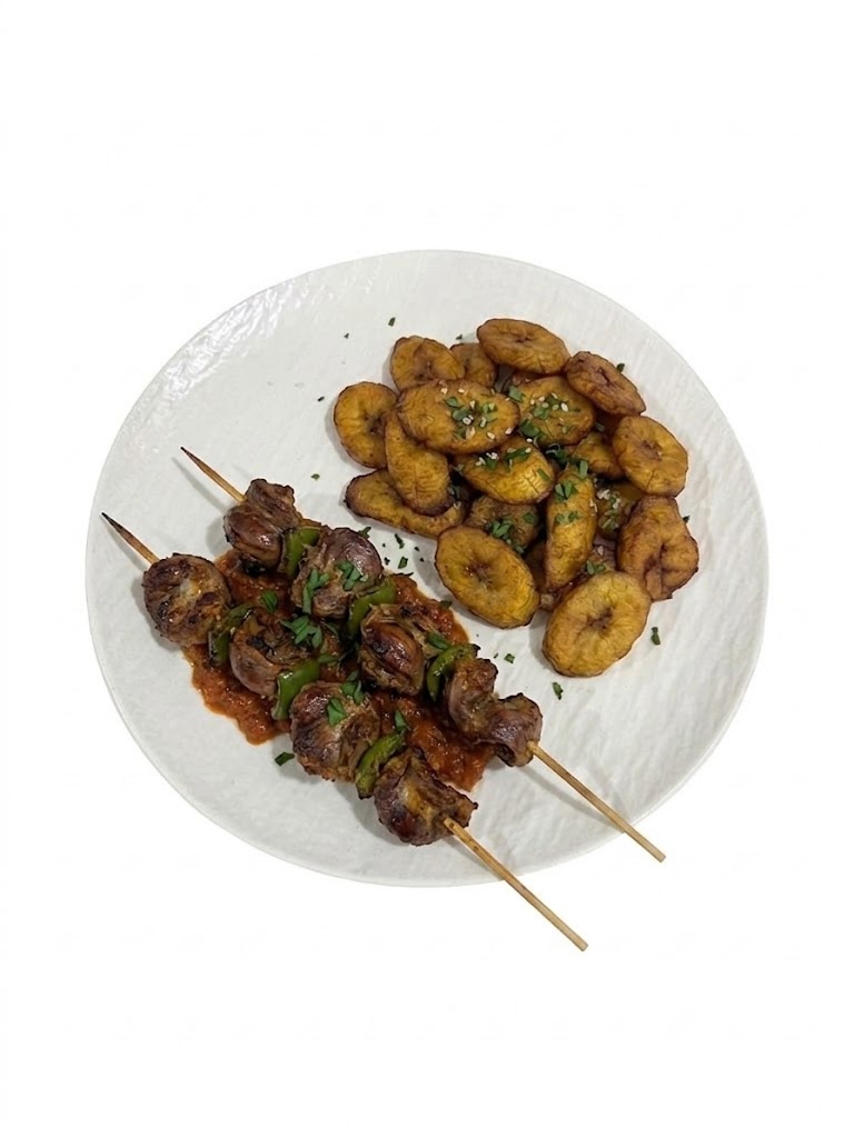 Brochettes de Gésier, alloco