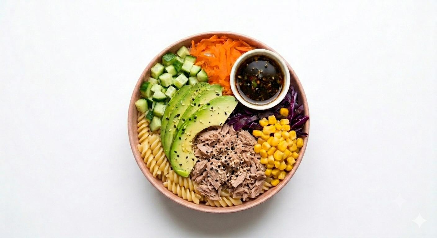 Bowl pâtes thon