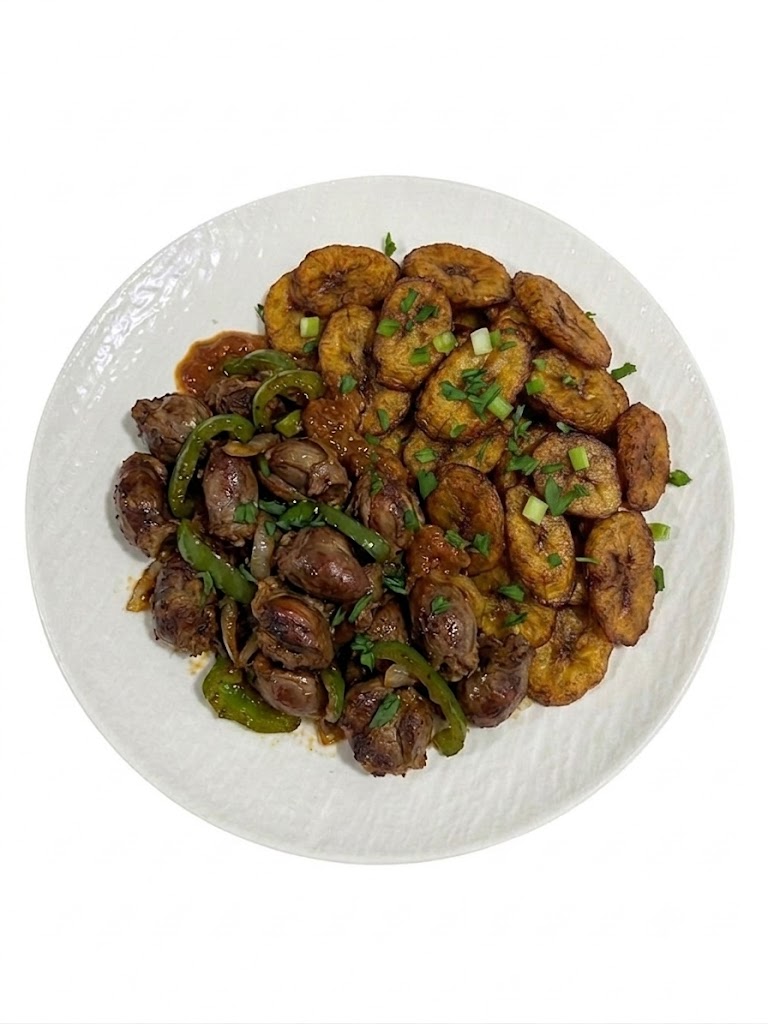 Gésiers sautés, alloco