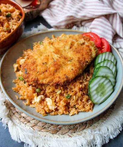 pouler croustillant riz thai